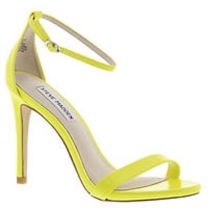 Neon Yellow Steve Madden Sandals